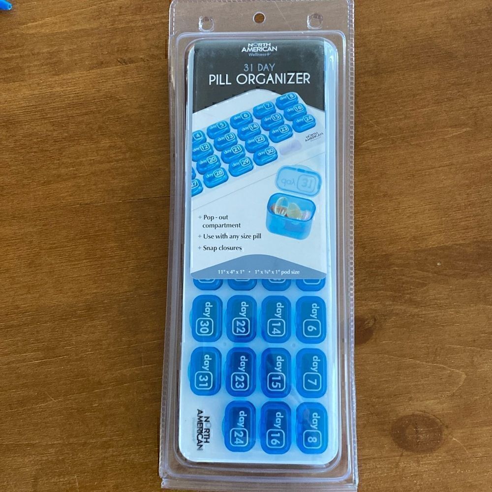 31 day pill organizer